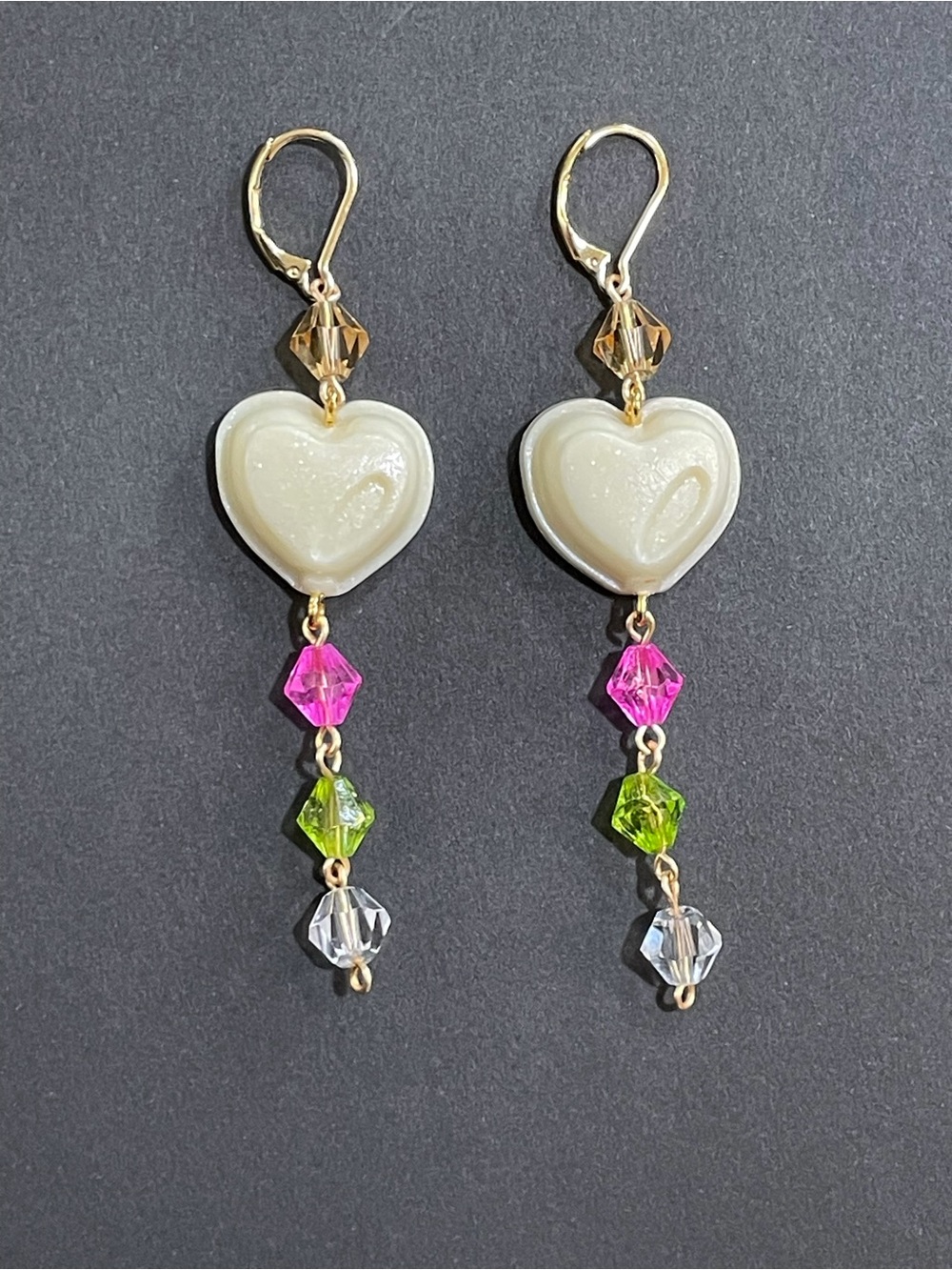 Twisted Wonderland Ace Trappola Inspired Groovy Candy Earrings (Gala Couture) - Picture 2 of 6